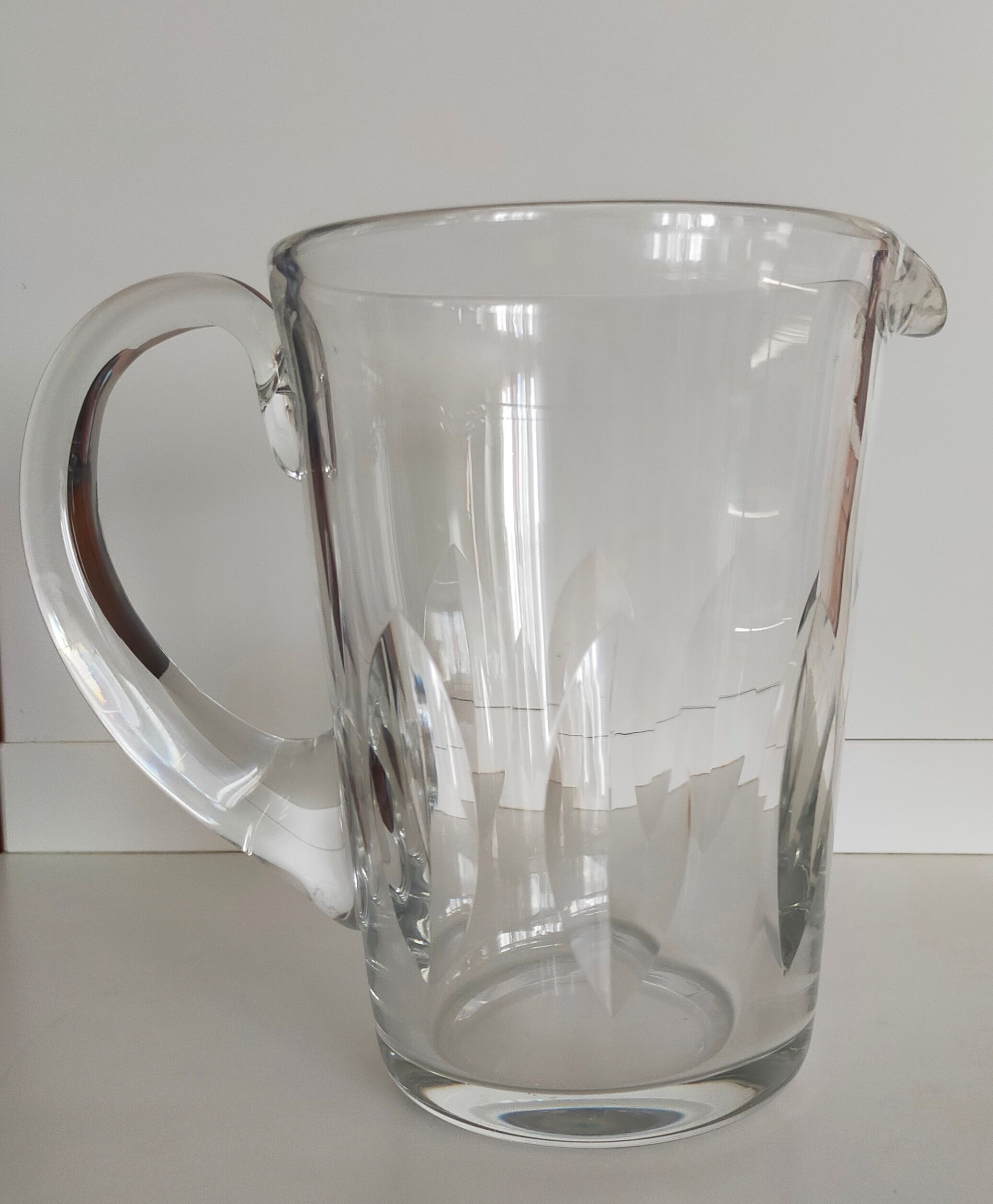 Saint Louis crystal pitcher, France