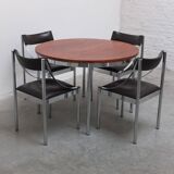 Round dining table in the style of Alfred Hendrickx, 1960s