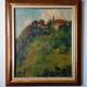 Painting by Robert KUVEN – Oil on canvas [ HST ] – Landscape HEILIGENBERG in ALSACE