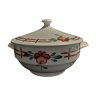 Earthenware soup tureen Sarreguemines décor Castile