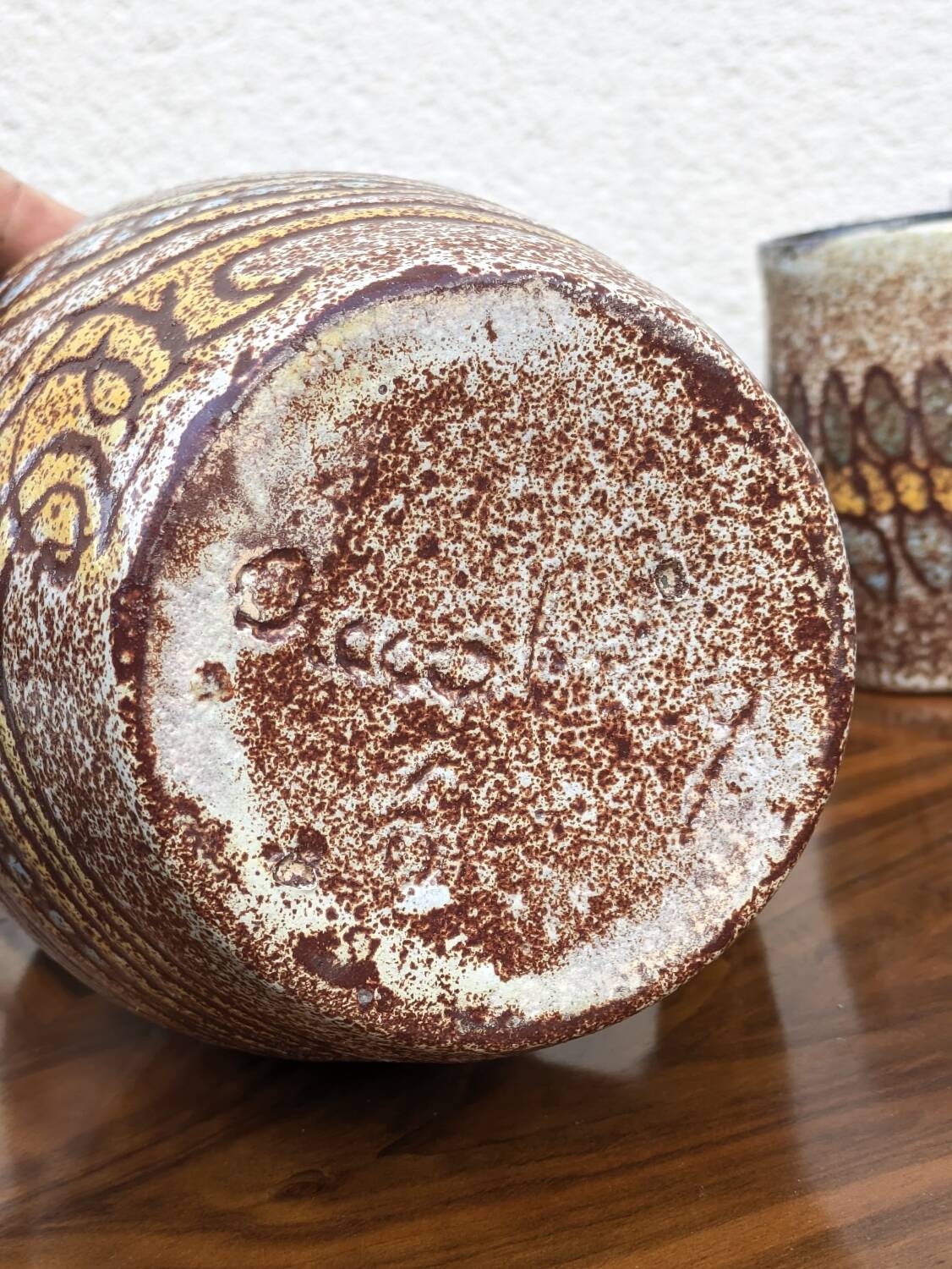 Vintage Accolay ceramic orangeade set, 1960s