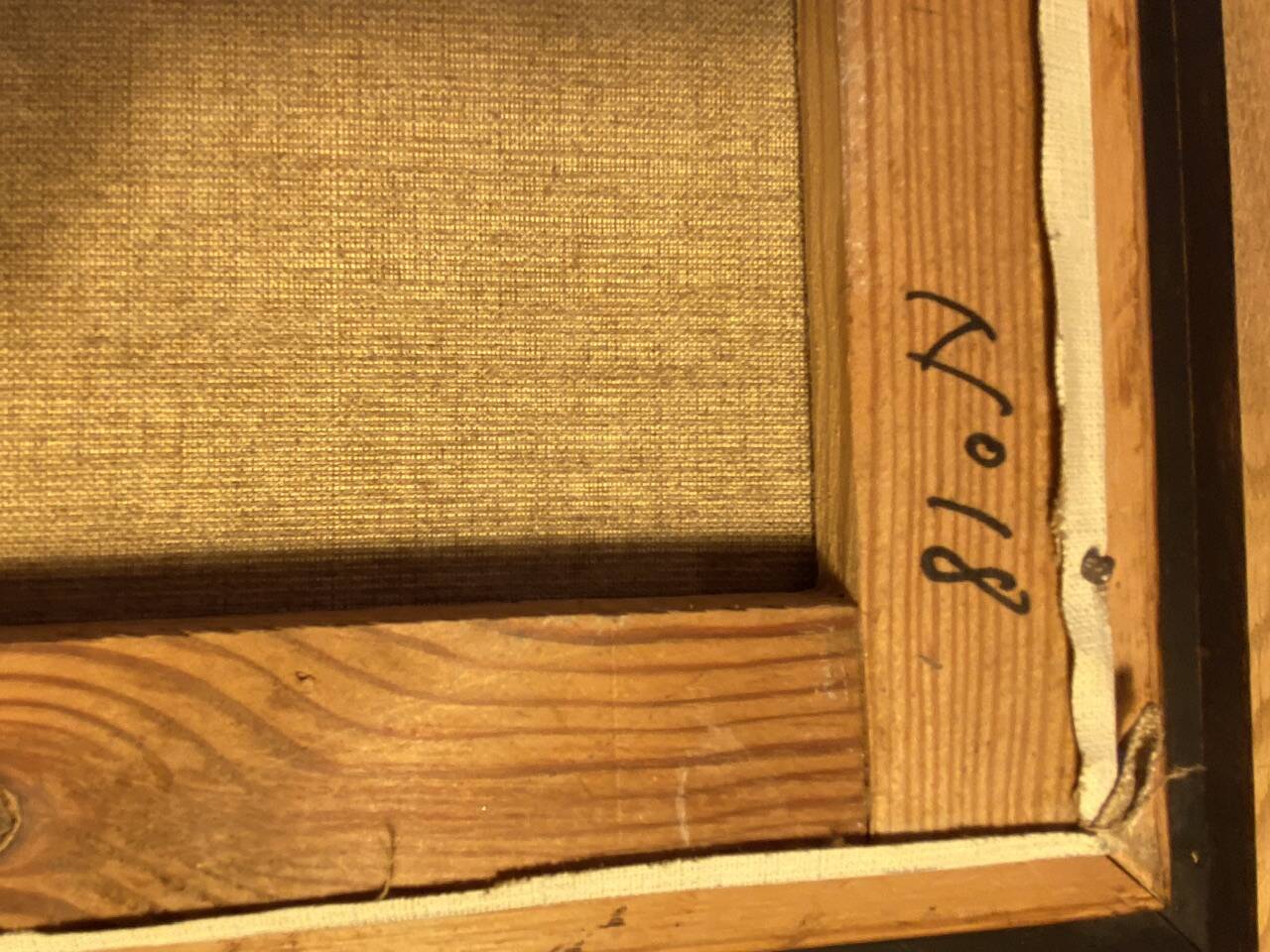 Old painting, Marine signed André Cartayrade (1921-2016)