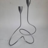 Curved candle holder Black+Blum