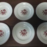 Villeroy & Boch Flora series of six soup plates