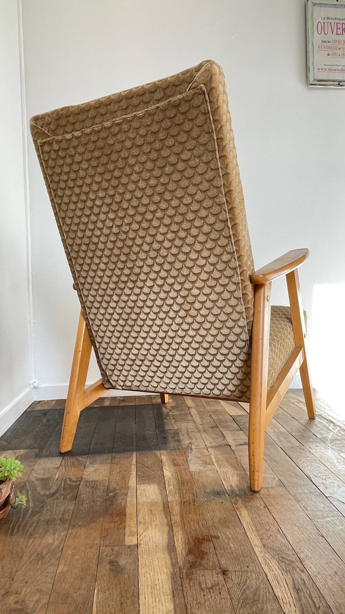 paire FAUTEUILS MANUCERE France Vintage
