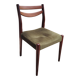 Scandinavian chair in teak and velvet