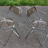 Pair chair Giancarlo Piretti
