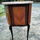 Commode marquetry old style louis xvi vintage marble top xxeme