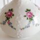 Wallendorf porcelain vase 1764, hand-painted floral decoration