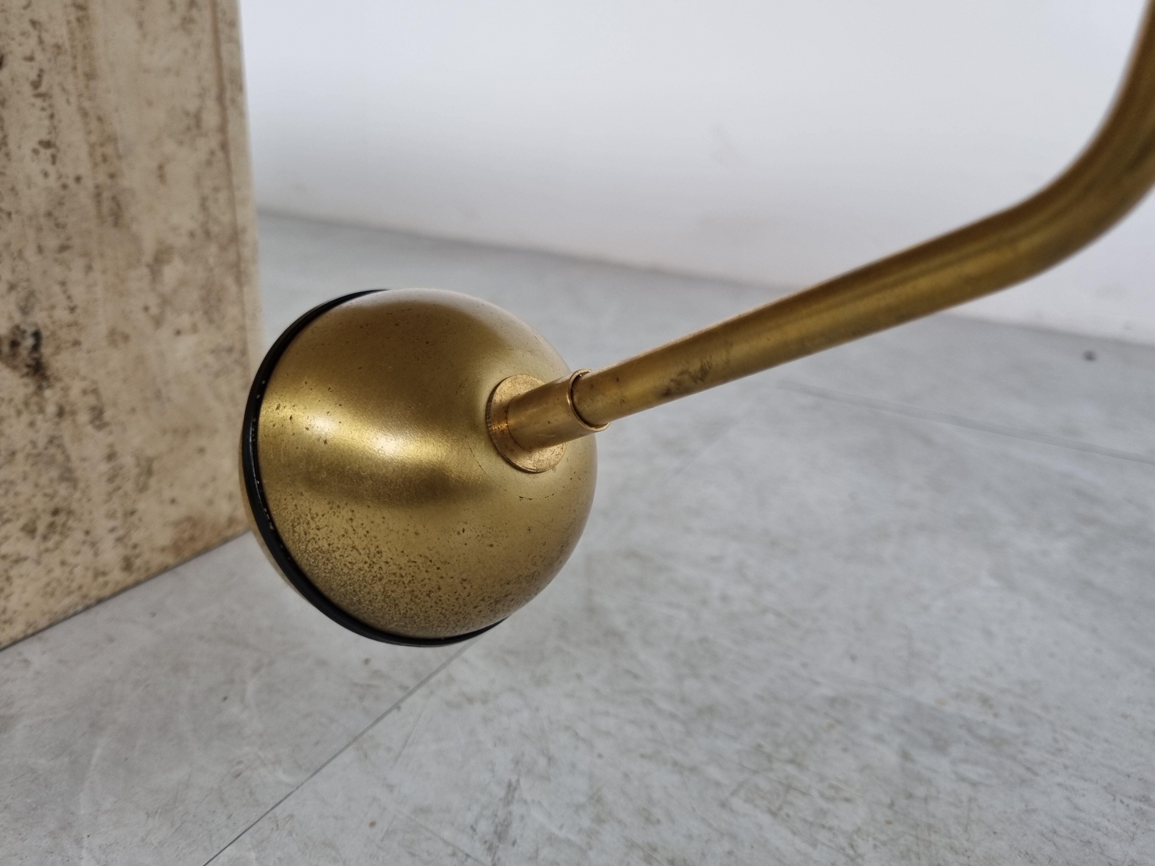 Vintage italian diabolo counter balancing table lamp, 1960s