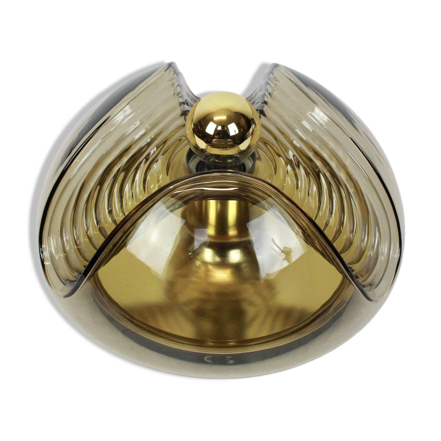 Flush-Mount Wall Sconce, Koch & Lowy by Peill & Putzler, Germany