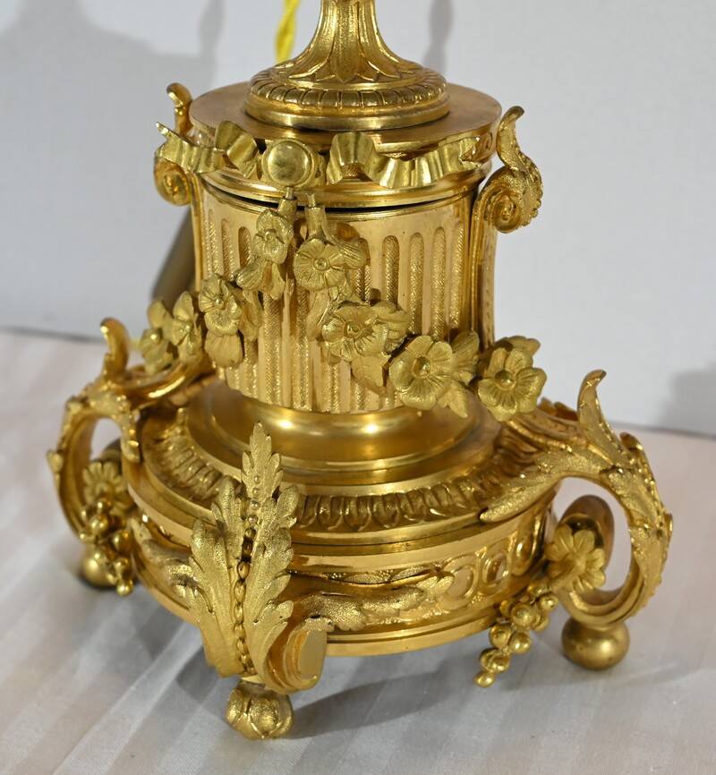 Lampe en Bronze Doré, époque Napoléon III – Milieu XIXe