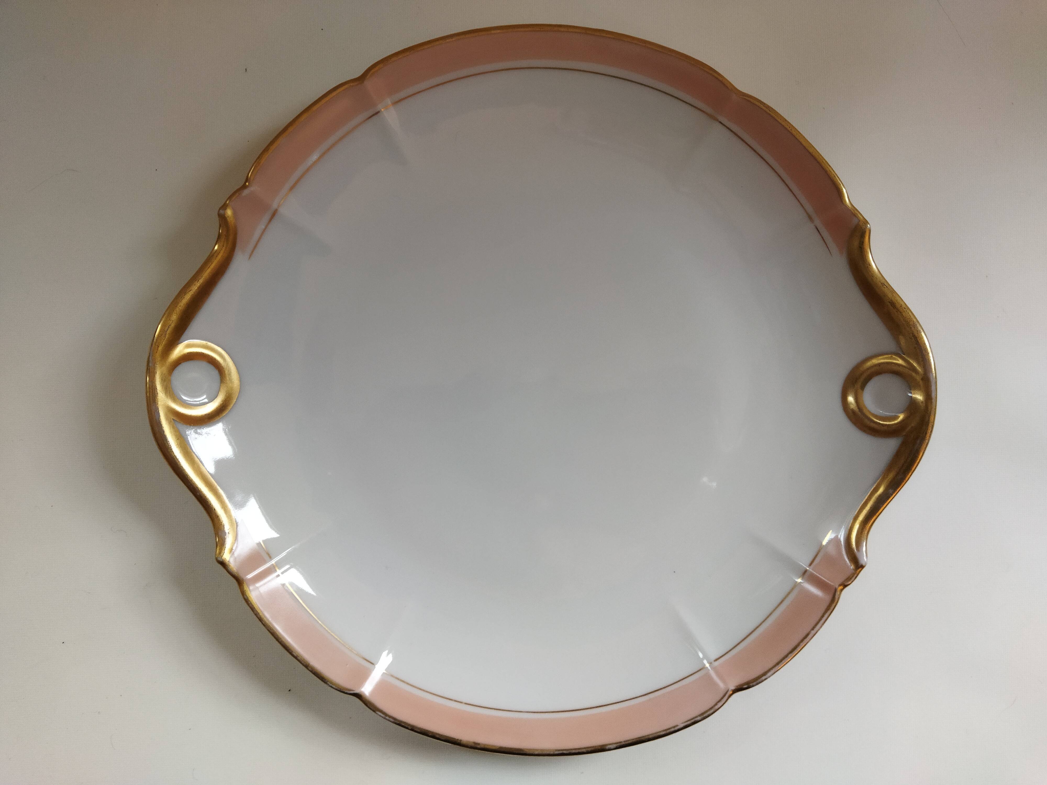 Limoges porcelain pie dish