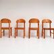 Ensemble de 4 chaises de salle à manger par Rainer Daumiller pour Hirtshals Sawmill, années 1970.