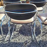 Set of 8 vintage office chairs