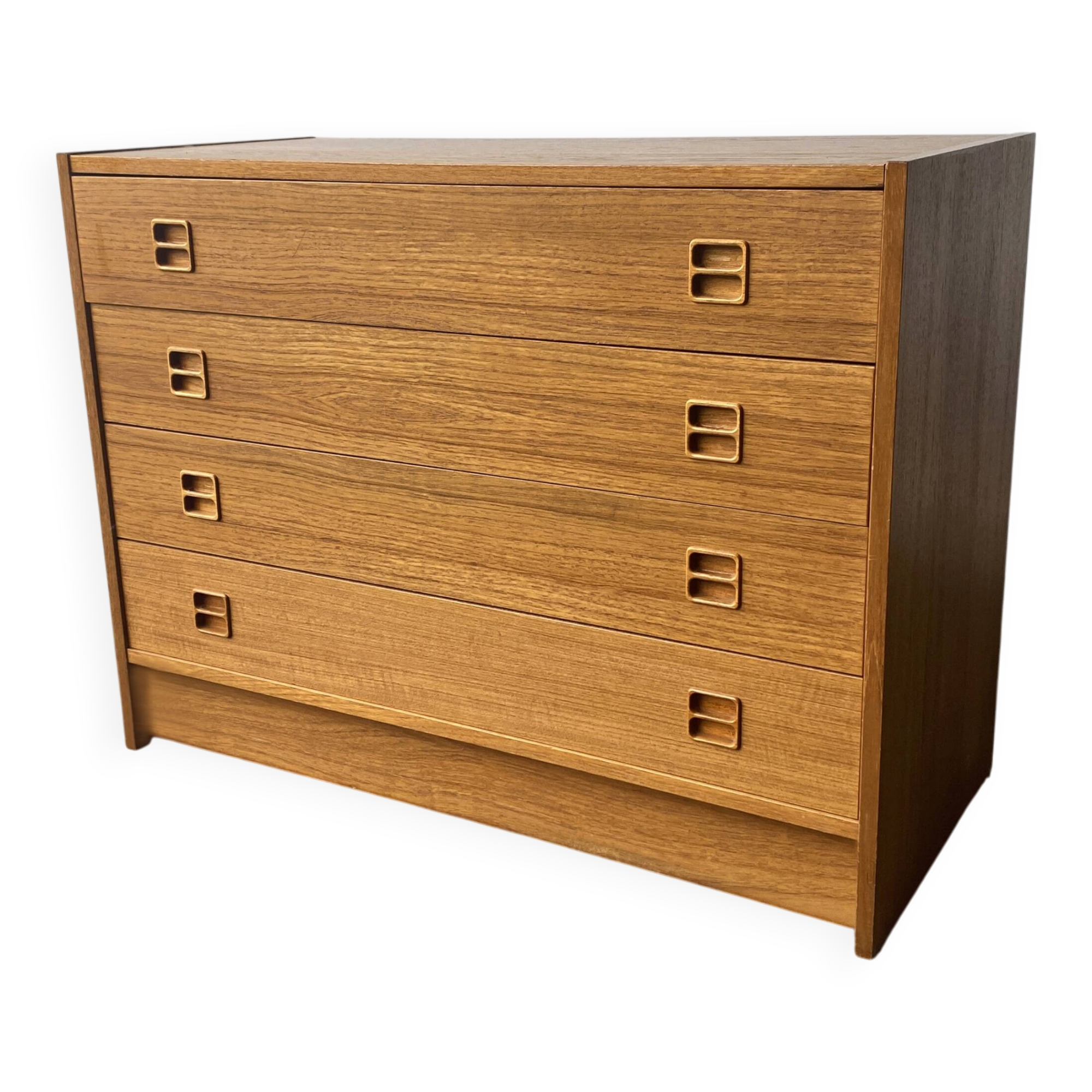Mid-Century Modern Teak Chest of Drawers by Sejling Skabe, Denmark, 1960s