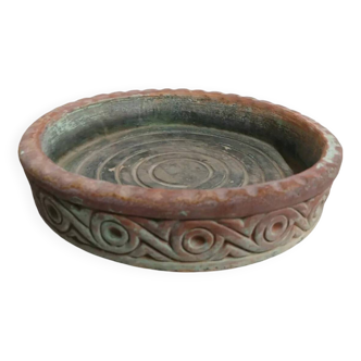 Vintage terracotta saucer