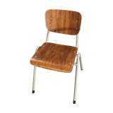 Set of 14 Scandinavian school chairs