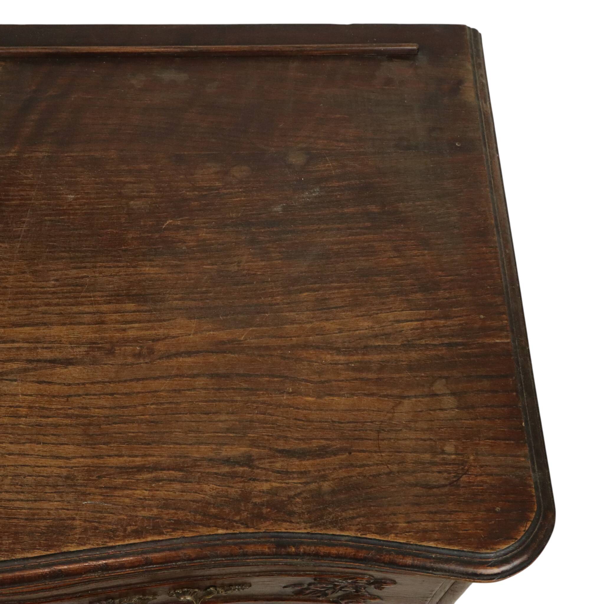 Commode en chêne massif antique France 19e siècle