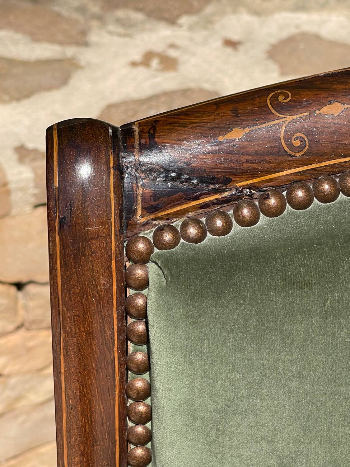 Voltaire Charles X armchair