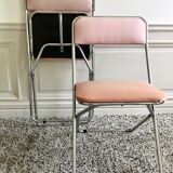 Restored vintage folding chairs