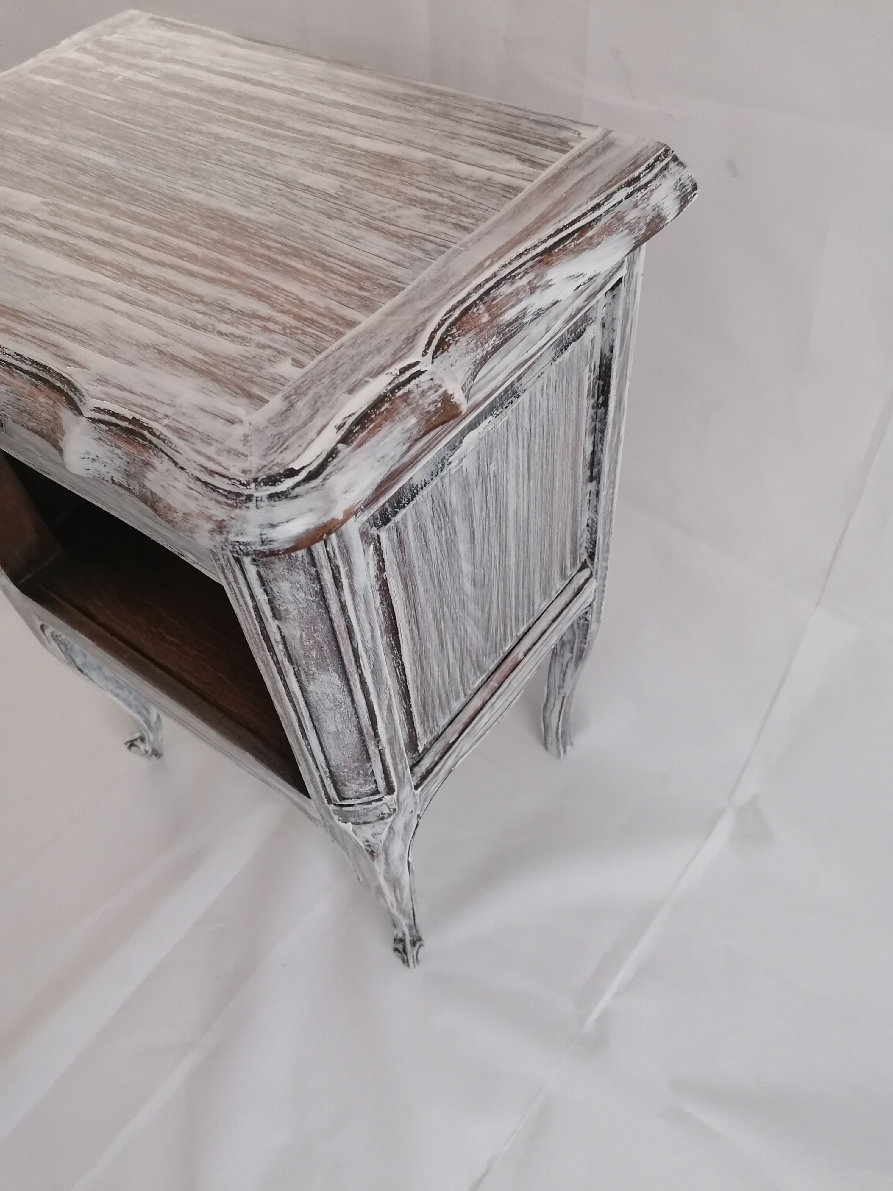 Chic shabby bedside table