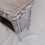 Chic shabby bedside table
