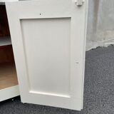 Moulded white sideboard