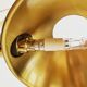 stunning Mid Century Modern brass UNA arc lamp by Florian Schulz