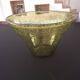 Large blown biot glass salad bowl
