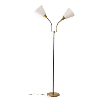 Lampe vintage scandinave à deux bras réglables