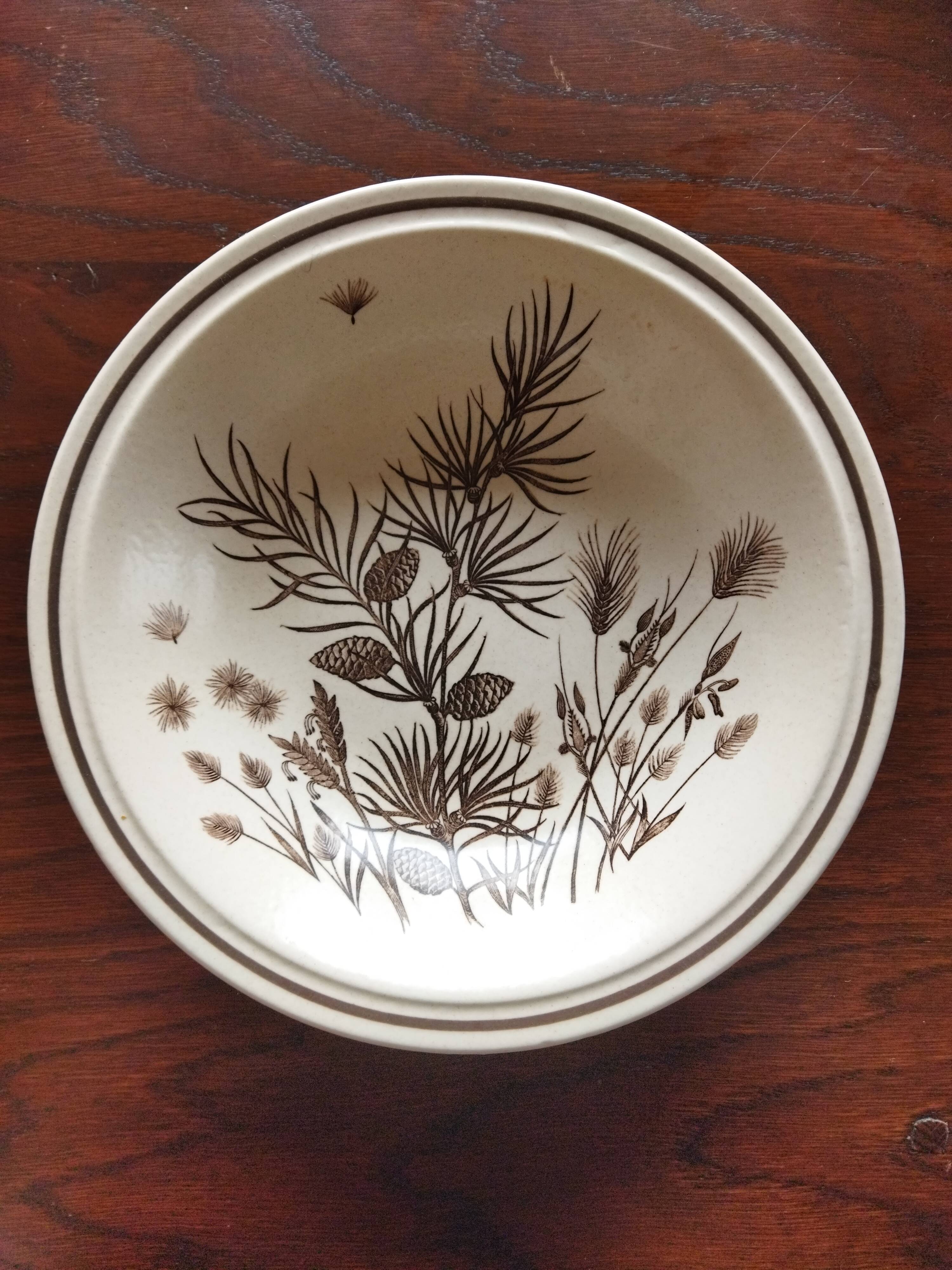 6 WH Grindley “Pinewood” soup plates