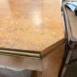 Table en bois de loupe