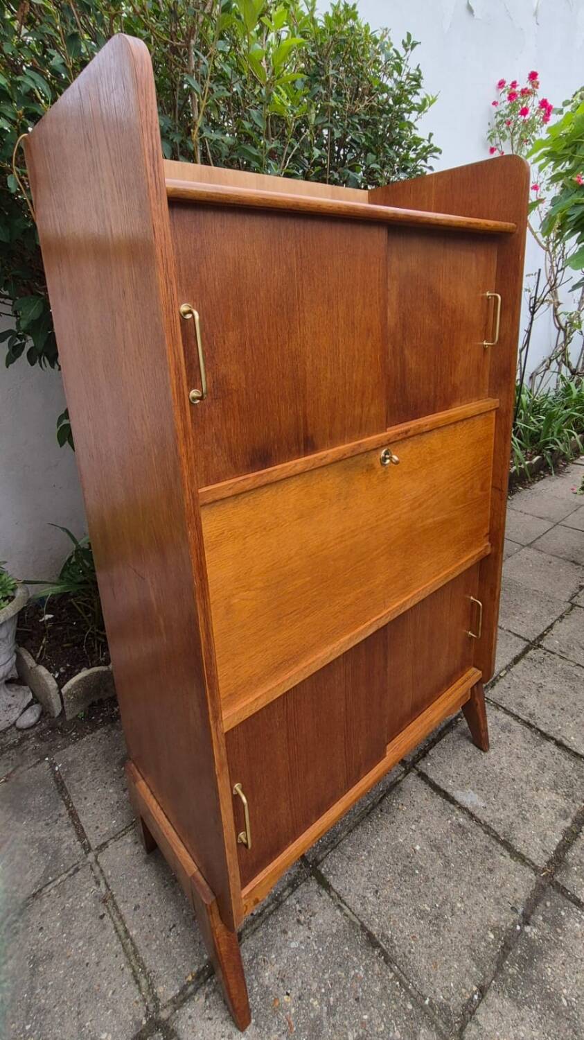 Oak secretary desk, 1960