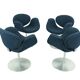 Set of 4 Swivel Little Tulip Dining Chairs by Pierre Paulin for Artifort, 1