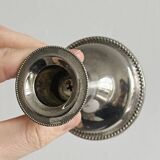 Antique metal candlesticks