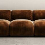 3-seater modular fabric sofa