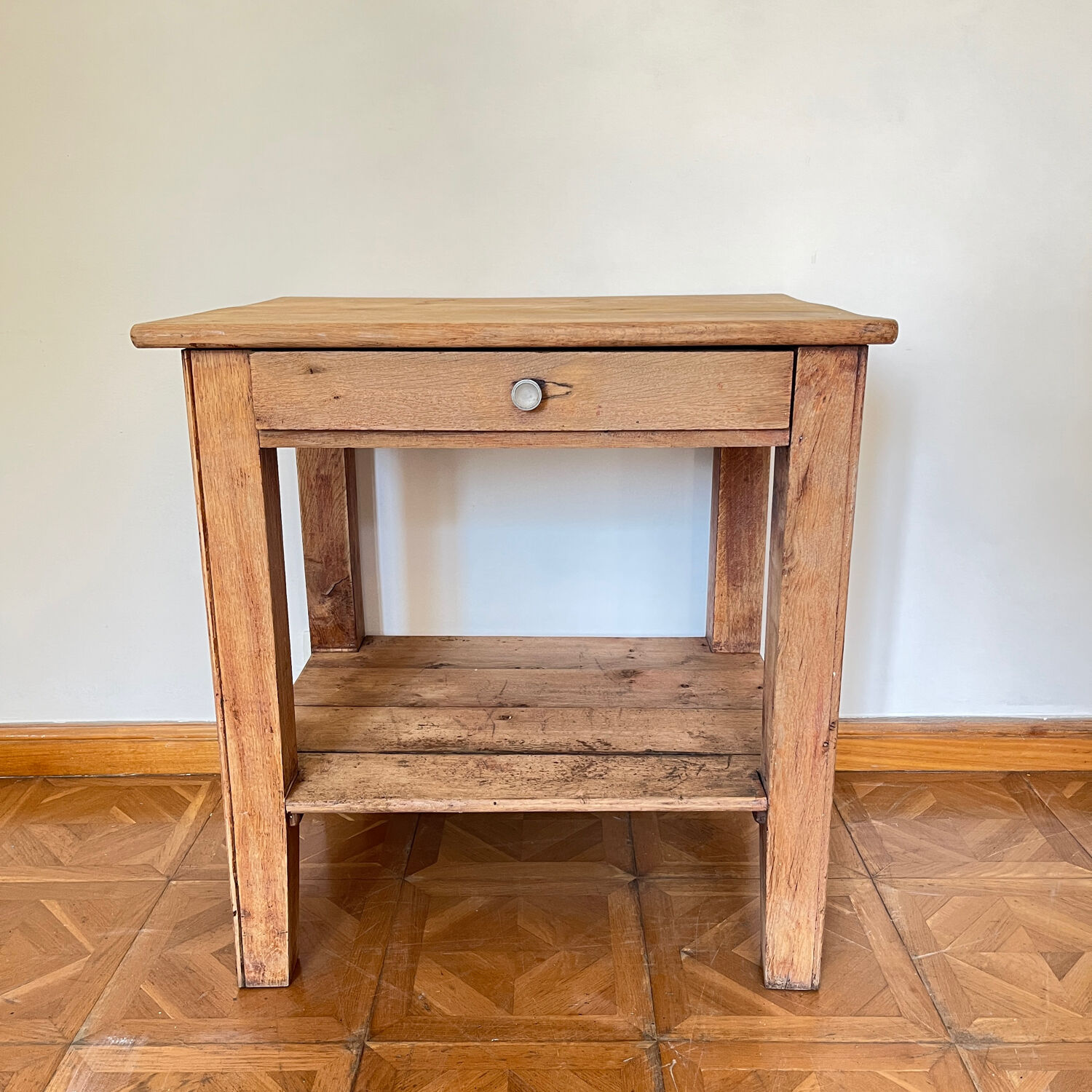 Rough wood anchor log and drawer