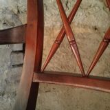 English colonial armchair in mahogany