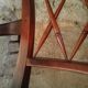 English colonial armchair in mahogany