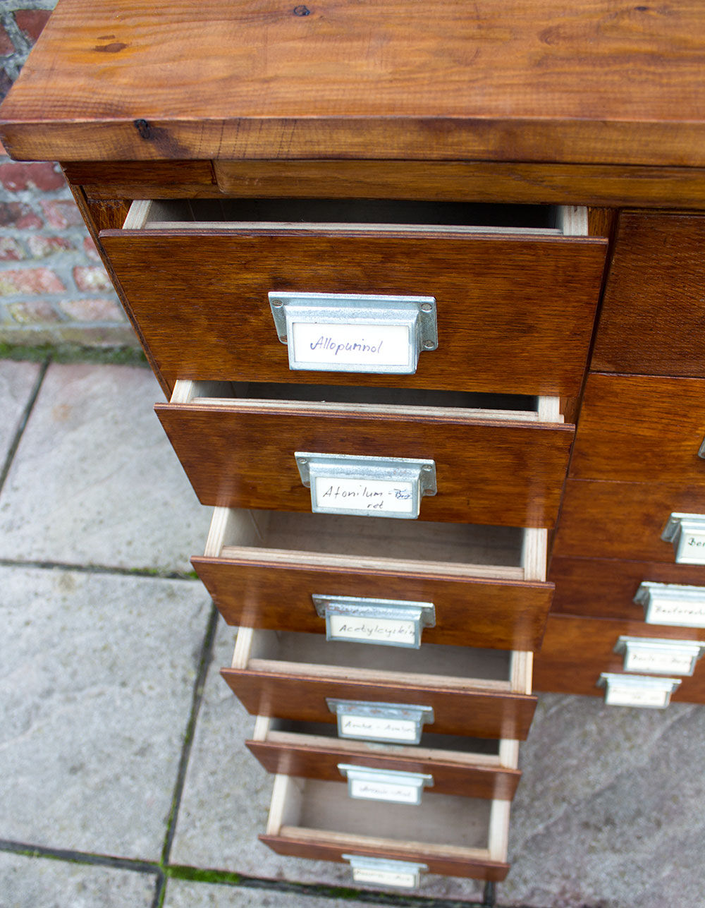 Ancient medicine cabinet 24 drawers