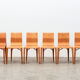 Set of 6 Dining Chairs in Birch Plywood 1970s