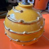 Longwy enamel lamp base