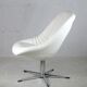 Armchair "Space Age", steel, fiberglass and imitation leather, France, circa 1970