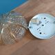 Ceiling lamp wall molded glass bubble smoked metal base dpm 0523091