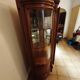 Sideboard, display cabinet in solid cherry wood