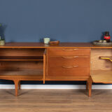 Retro teak 1960s long jentique classic mid century sideboard