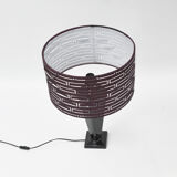 70s Hollywood Regency large table lamp with an openwork lampshade, Belgium