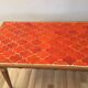 Ceramic and rattan dining table