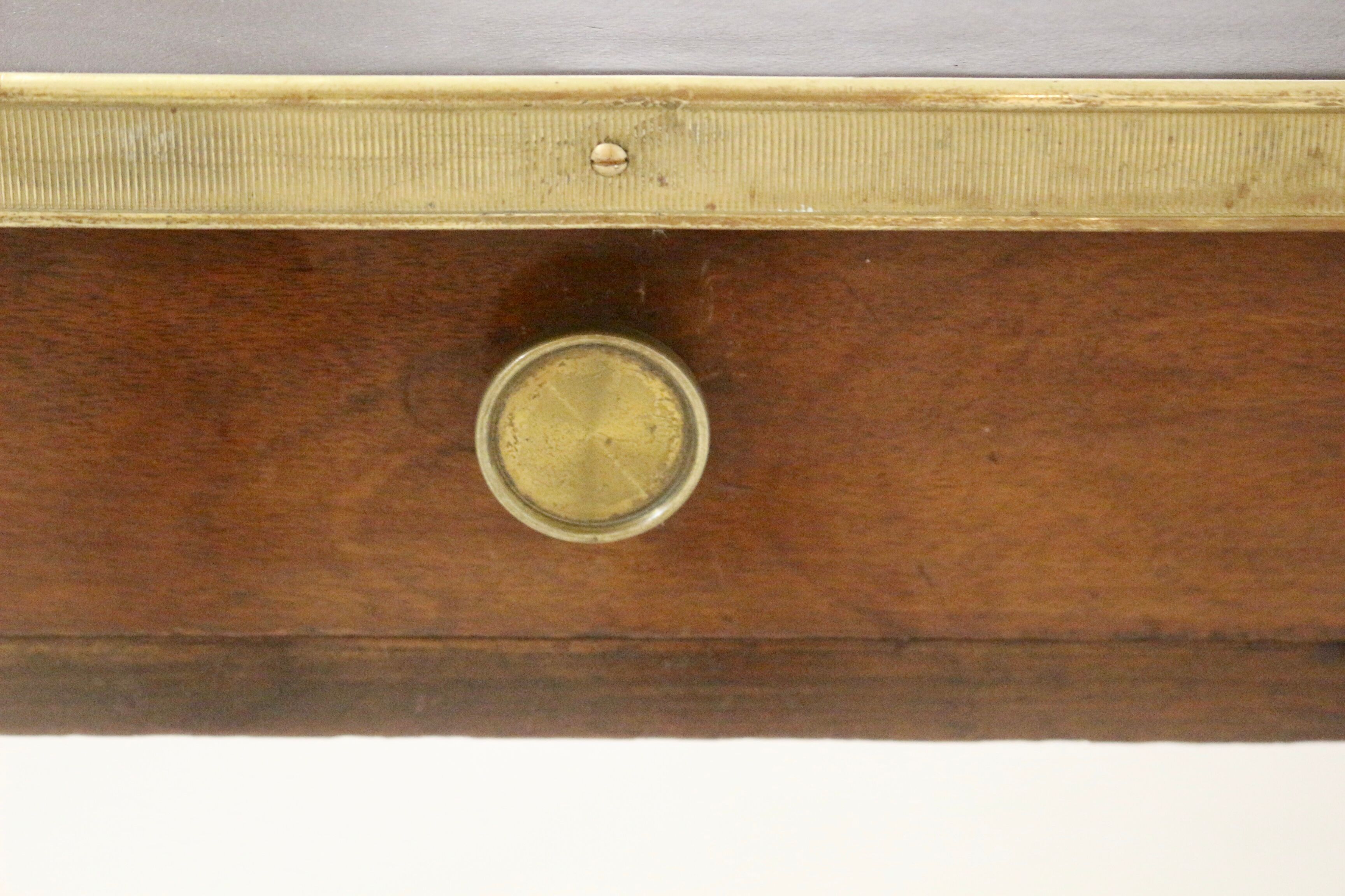 Console or half-moon desk with drawer